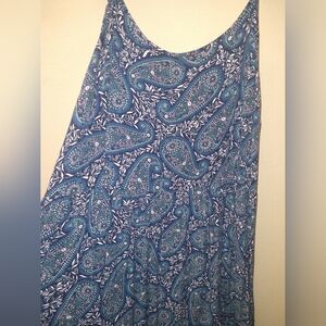 Old Navy Paisley Print Slip Dress